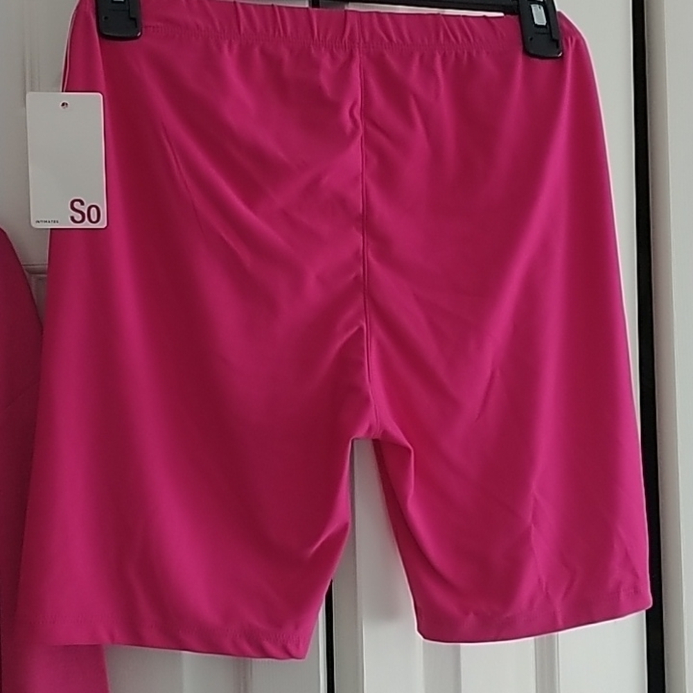 So Jersey Pink Shorts Pajama Set "More Kindness"  XS - Picture 6 of 10